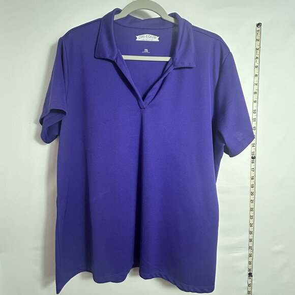 Joe's USA Tops - Joe's USA‎ Dry-Equip women's purple collared short-sleeve polo XXL